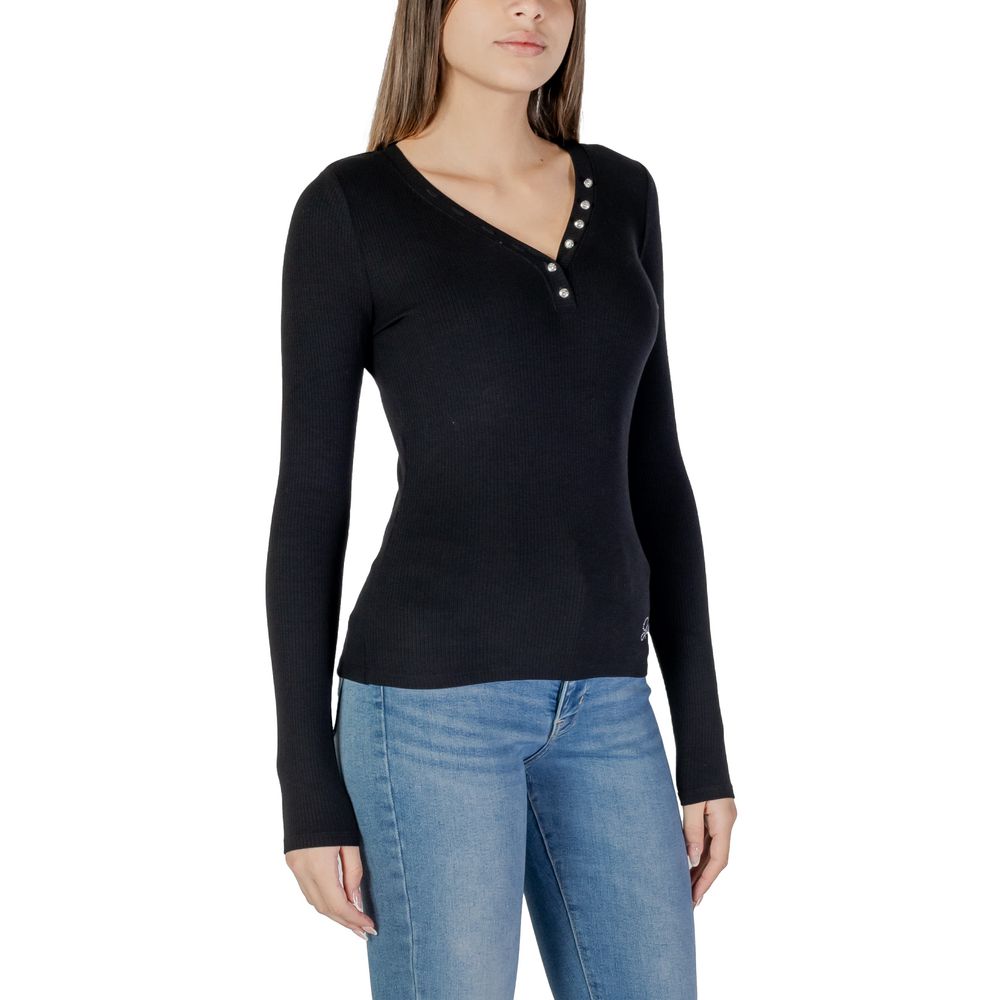 Guess Black Viscose Tops & T-Shirt