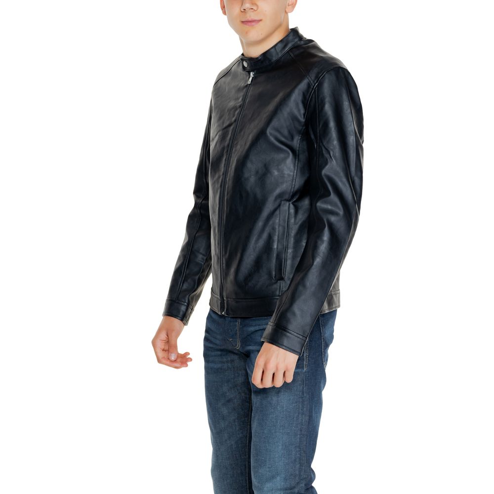 Jack Jones Black Polyester Jacket