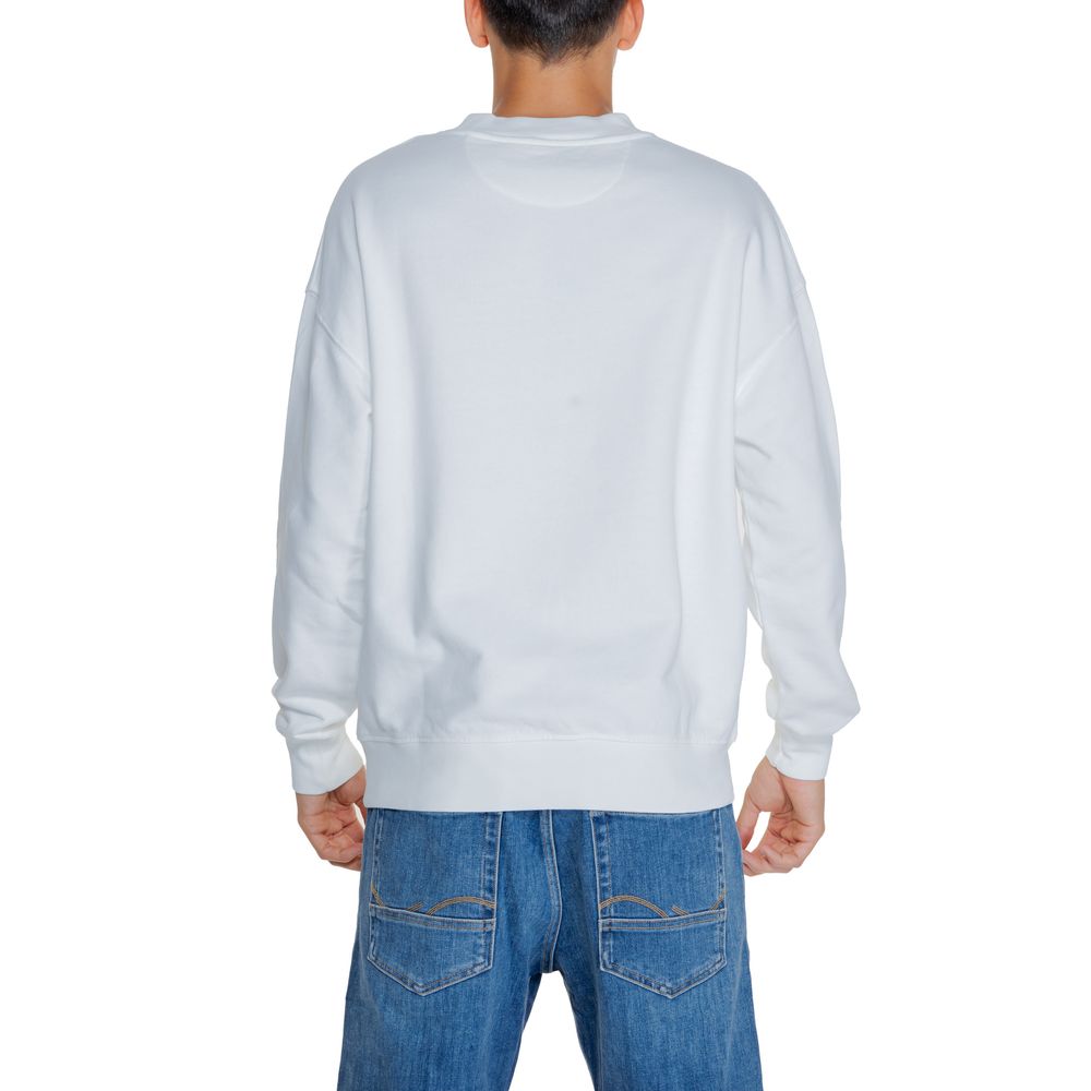 Replay White Cotton Sweater