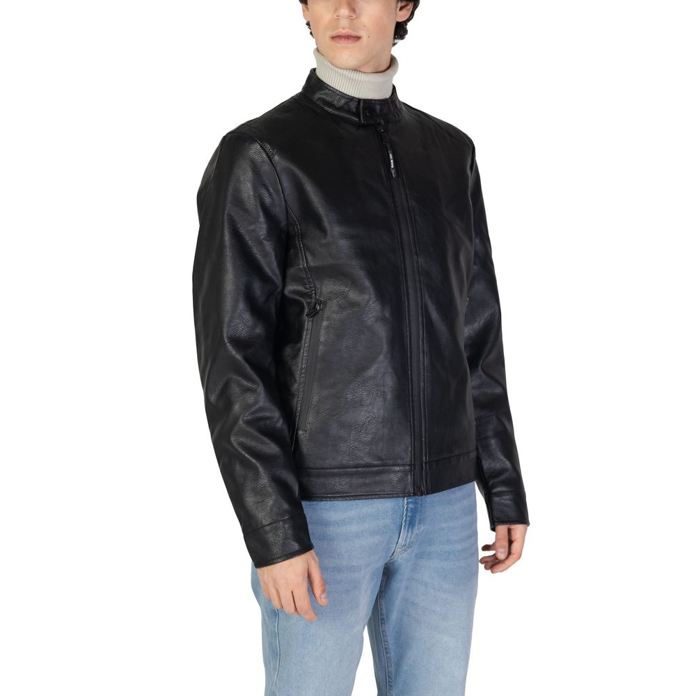 Gas Black Polyester Jacket