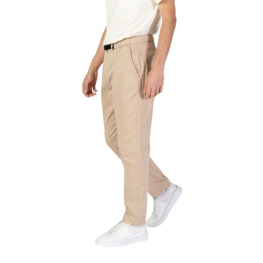 Gas Beige Cotton Jeans & Pant