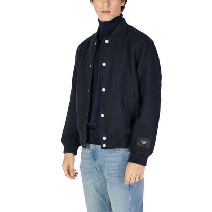 Gas Blue Polyester Jacket