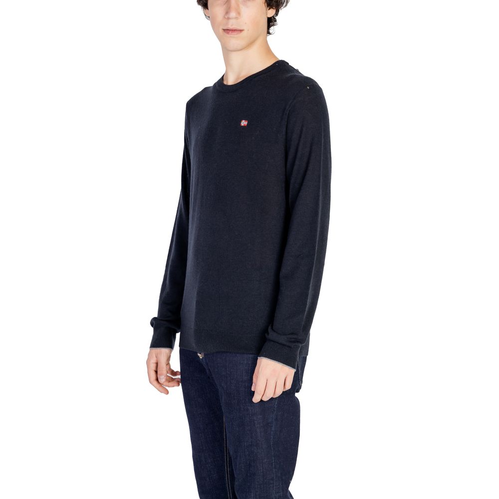 Napapijri Black Wool Sweater