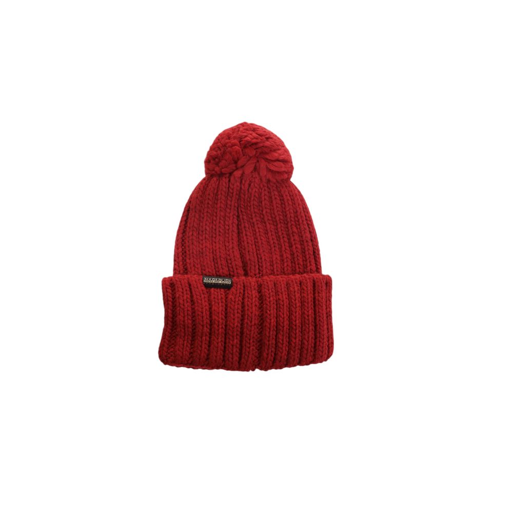 Napapijri Red Acrylic Hats & Cap