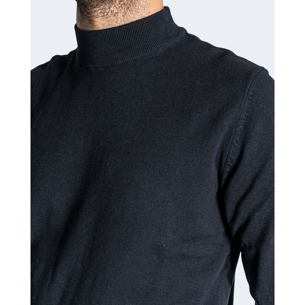 Jack Jones Black Cotton T-Shirt