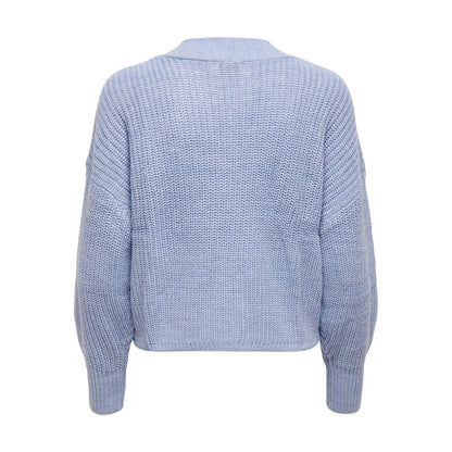 Only Blue Acrylic Cardigan