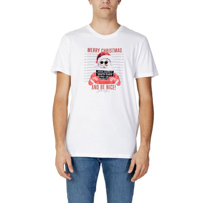 Jack Jones White Cotton T-Shirt