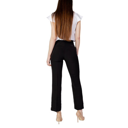 Guess Black Polyester Jeans & Pant