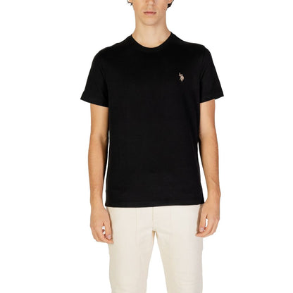 U.S. POLO ASSN. Black Cotton T-Shirt