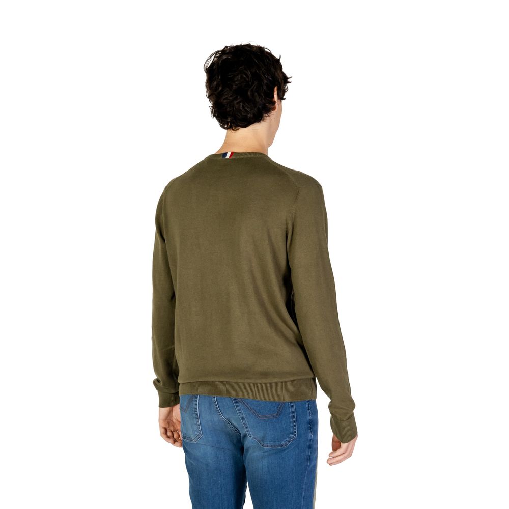 U.S. POLO ASSN. Green Cotton Sweater