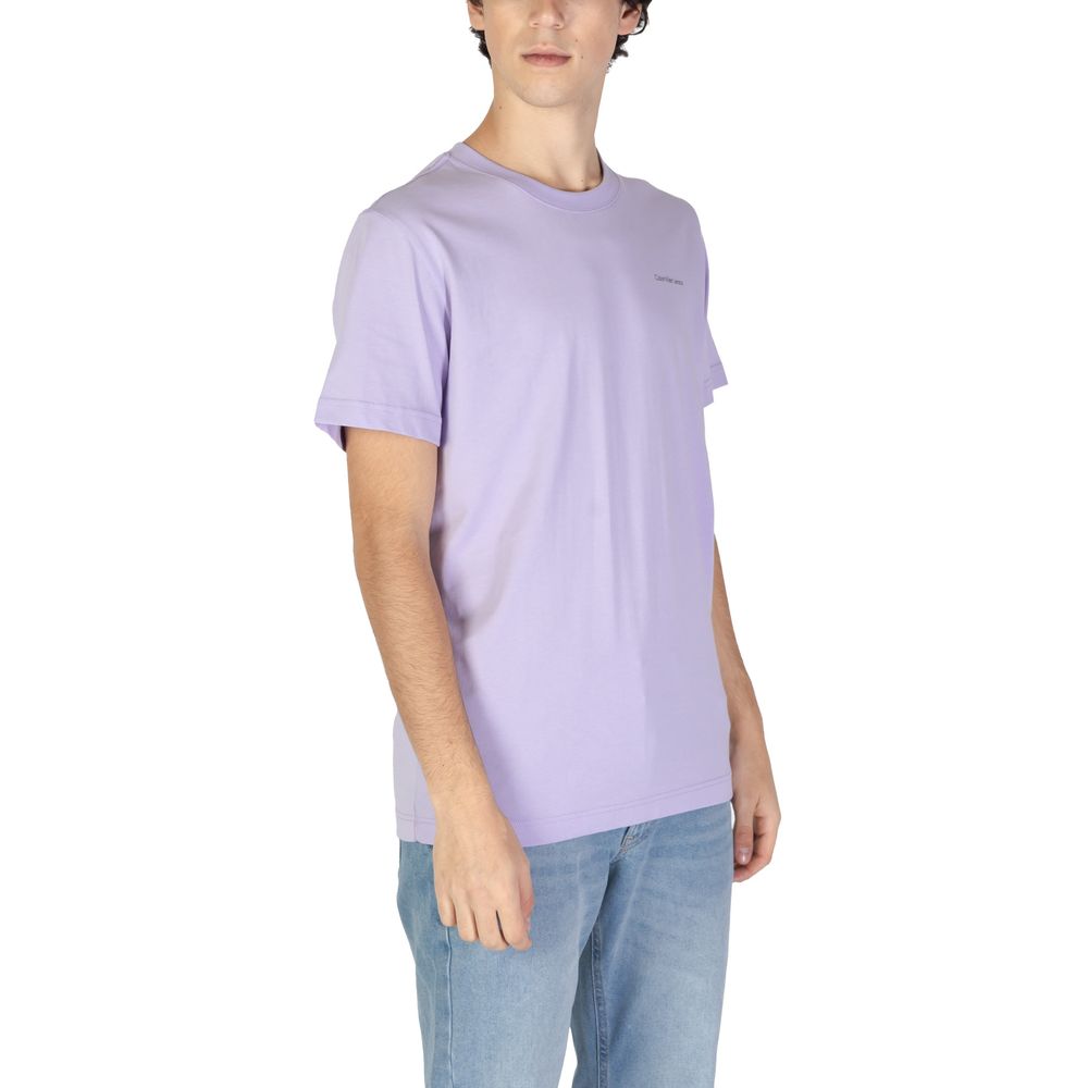 Calvin Klein Jeans Purple Cotton T-Shirt