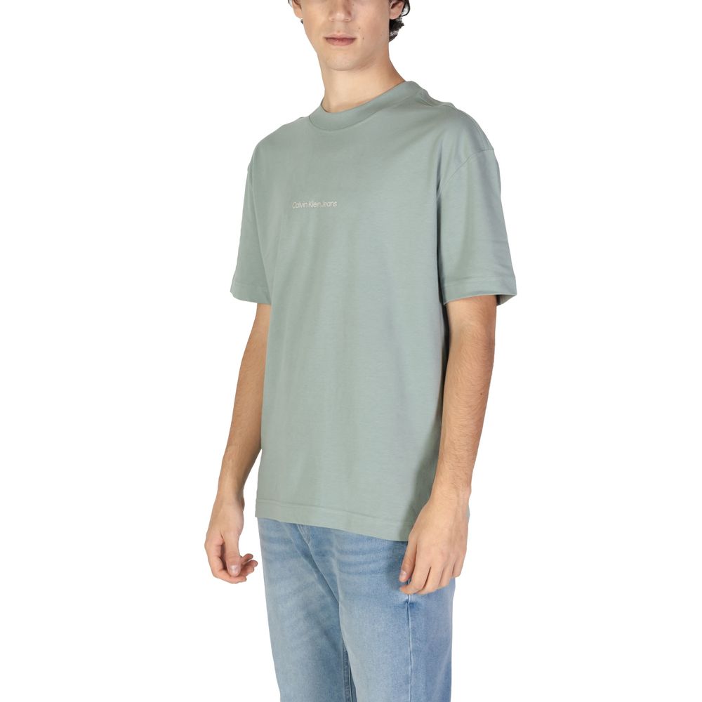 Calvin Klein Jeans Green Cotton T-Shirt