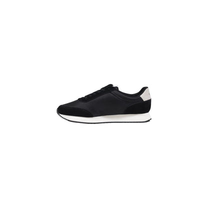 Calvin Klein Jeans Black And White Suede Sneaker