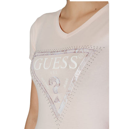 Guess Multicolor Cotton Tops & T-Shirt