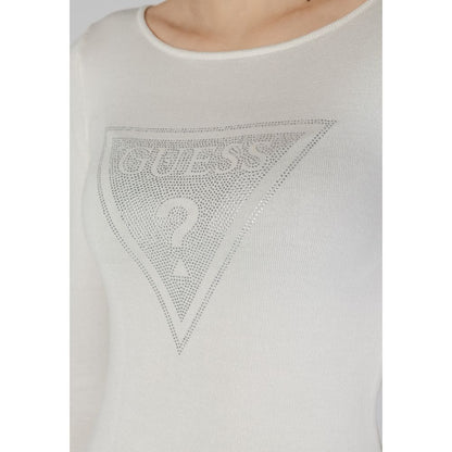 Guess White Viscose Tops & T-Shirt