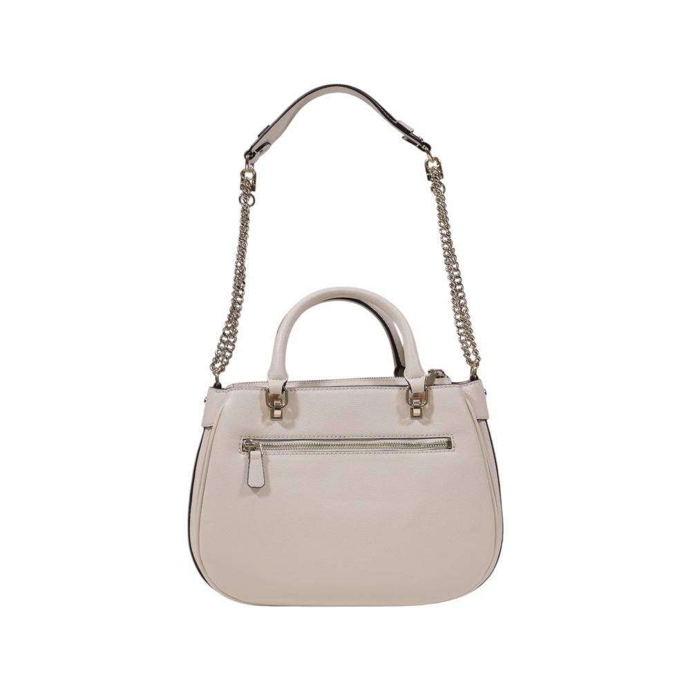 Guess Cream Polyethylene Handbag