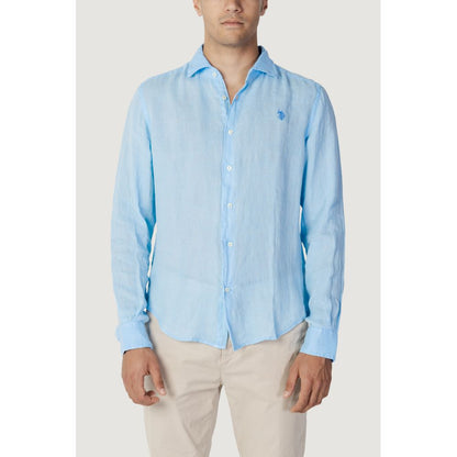 U.S. POLO ASSN. Blue Linen Shirt