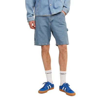 Jack Jones Light Blue Cotton Short