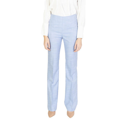 Sandro Ferrone Blue Viscose Jeans & Pant