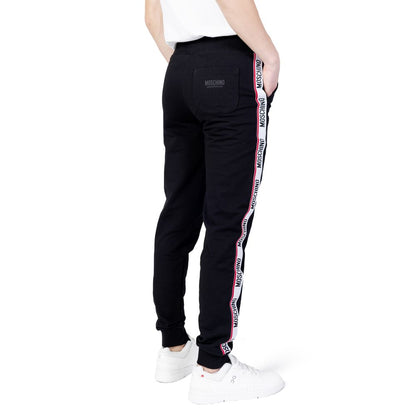 Moschino Black Cotton Jeans & Pant