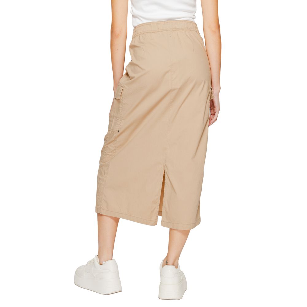 Street One Beige Cotton Skirt