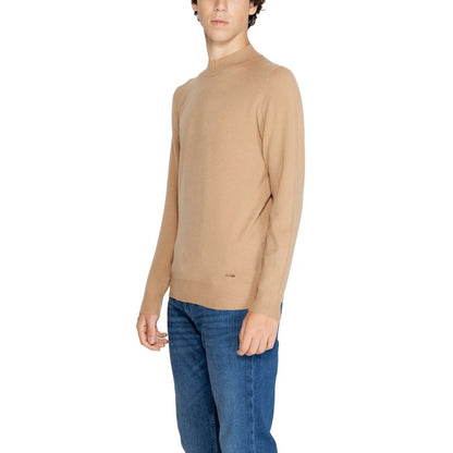 Gianni Lupo Brown Polyester T-Shirt