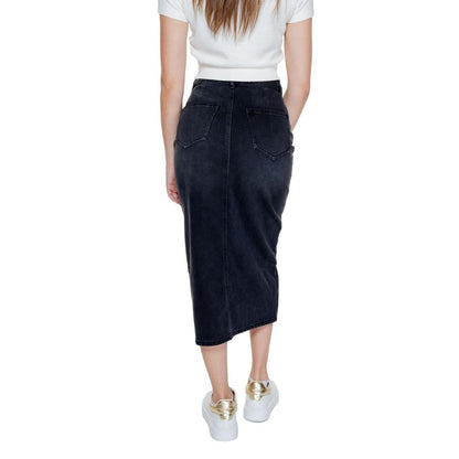 Vero Moda Black Cotton Skirt