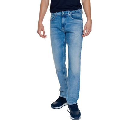 Tommy Hilfiger Jeans Light Blue Cotton Rigenerato Jeans & Pant