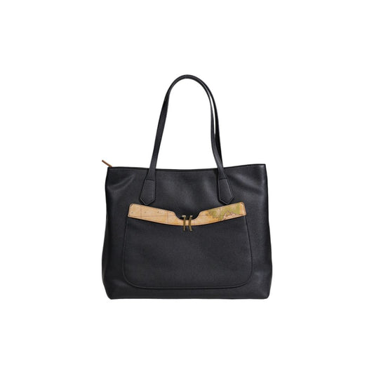 Alviero Martini Prima Classe Black Polyethylene Handbag