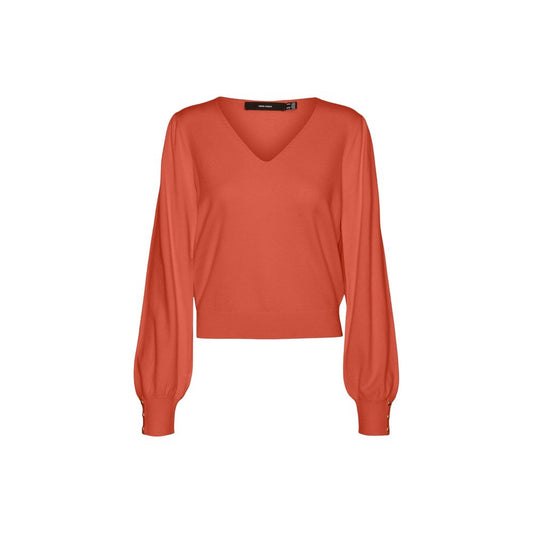 Vero Moda Red Polyester Tops & T-Shirt