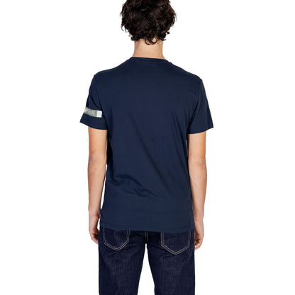 Emporio Armani Underwear Blue Cotton T-Shirt