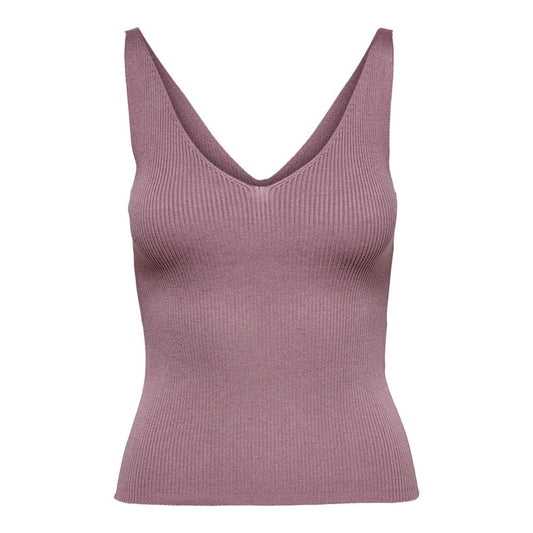 Jacqueline De Yong Purple Viscose Tops & T-Shirt