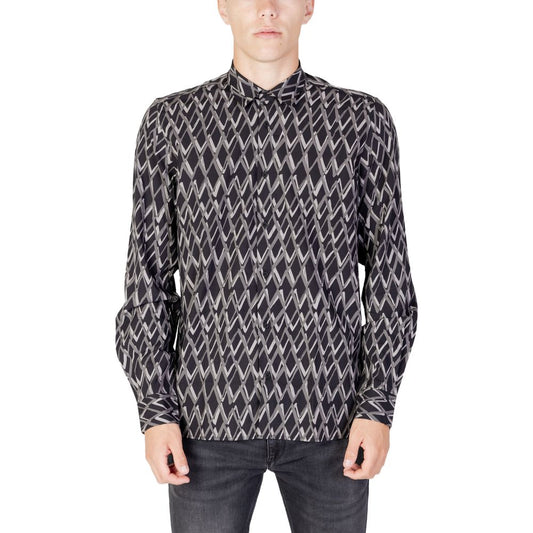 Antony Morato Black Cotton Shirt