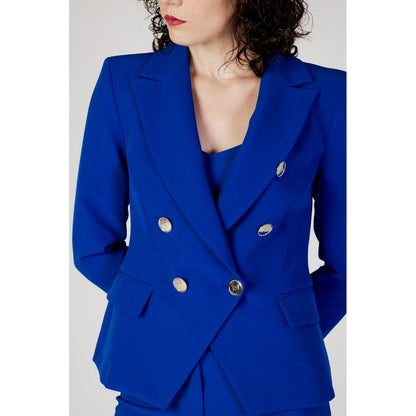 Rinascimento Blue Polyester Suits & Blazer