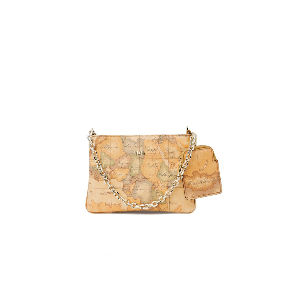 Alviero Martini Prima Classe Beige Leather Handbag