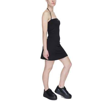 Tommy Hilfiger Jeans Black Recycled Polyester Dress