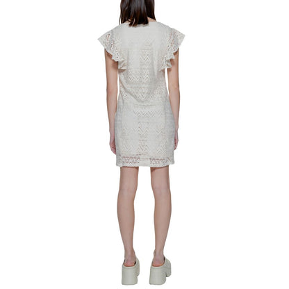 Vero Moda Beige Polyester Dress