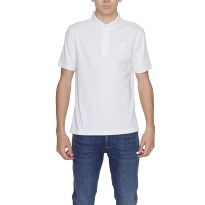 Blauer Cream Cotton Polo Shirt