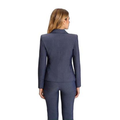 Rinascimento Blue Cotton Suits & Blazer