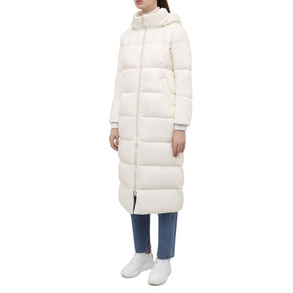 Herno White Nylon Women Jacket