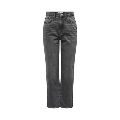 Only Gray Cotton Jeans & Pant