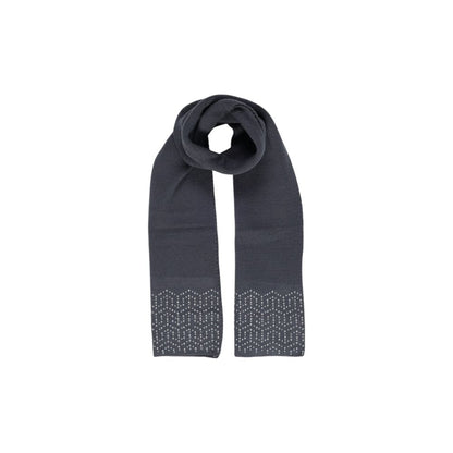 Pieces Gray Polyester Scarf