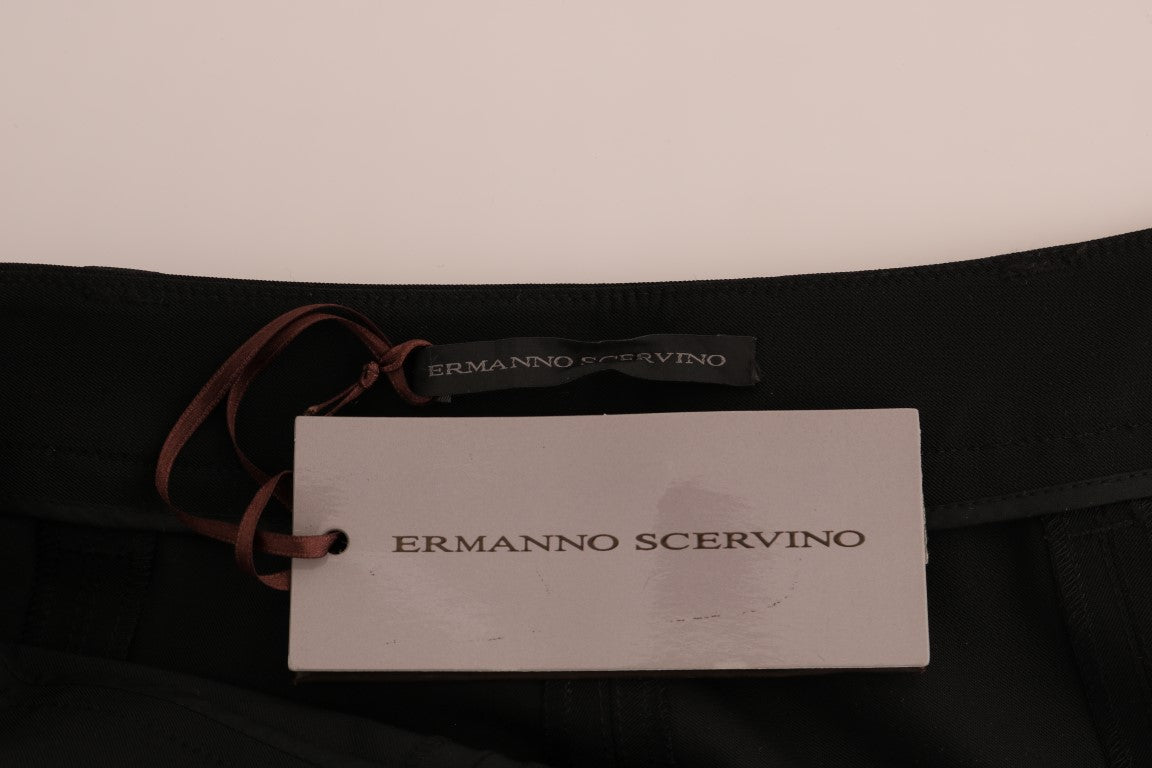 Schwarze Stretch-Leggings von Ermanno Scervino