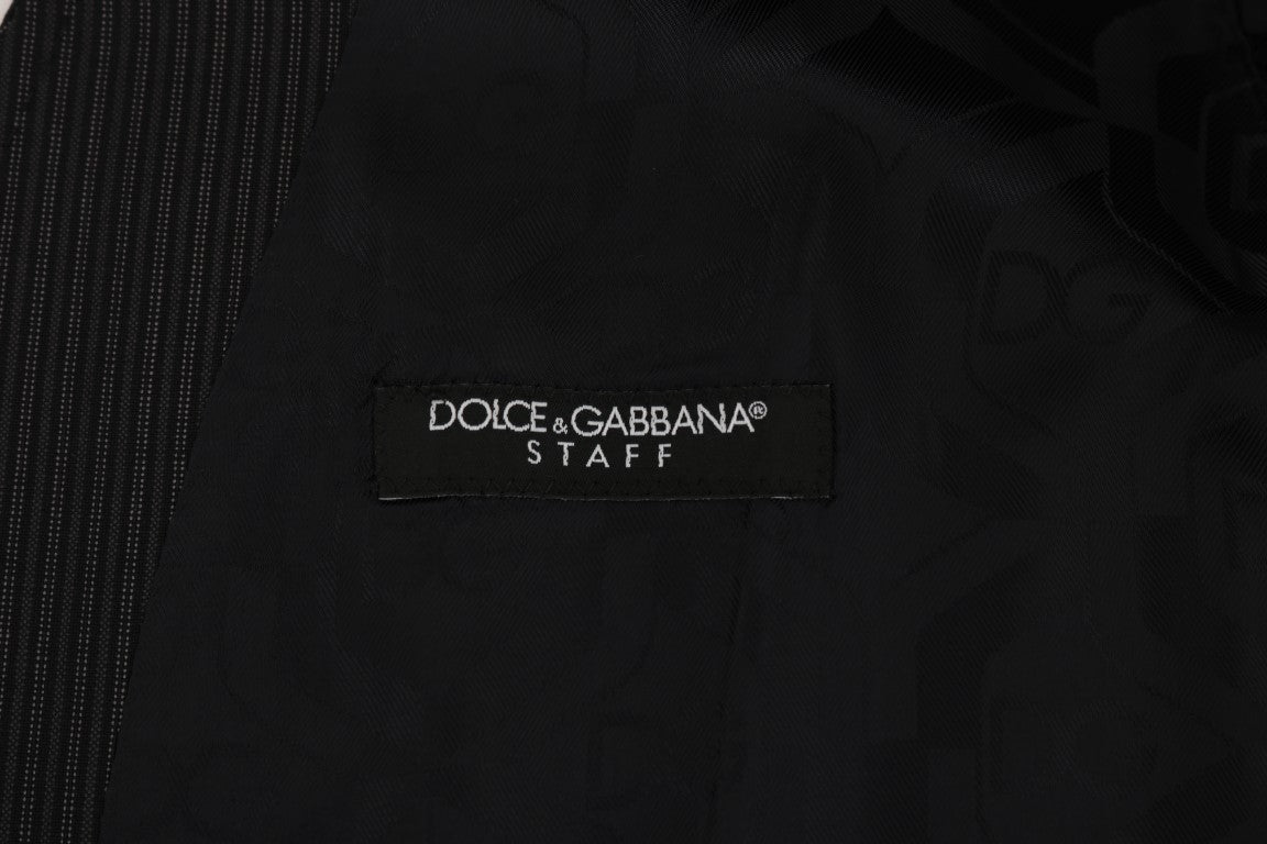 Dolce & Gabbana 그레이 울 스트레치 조끼