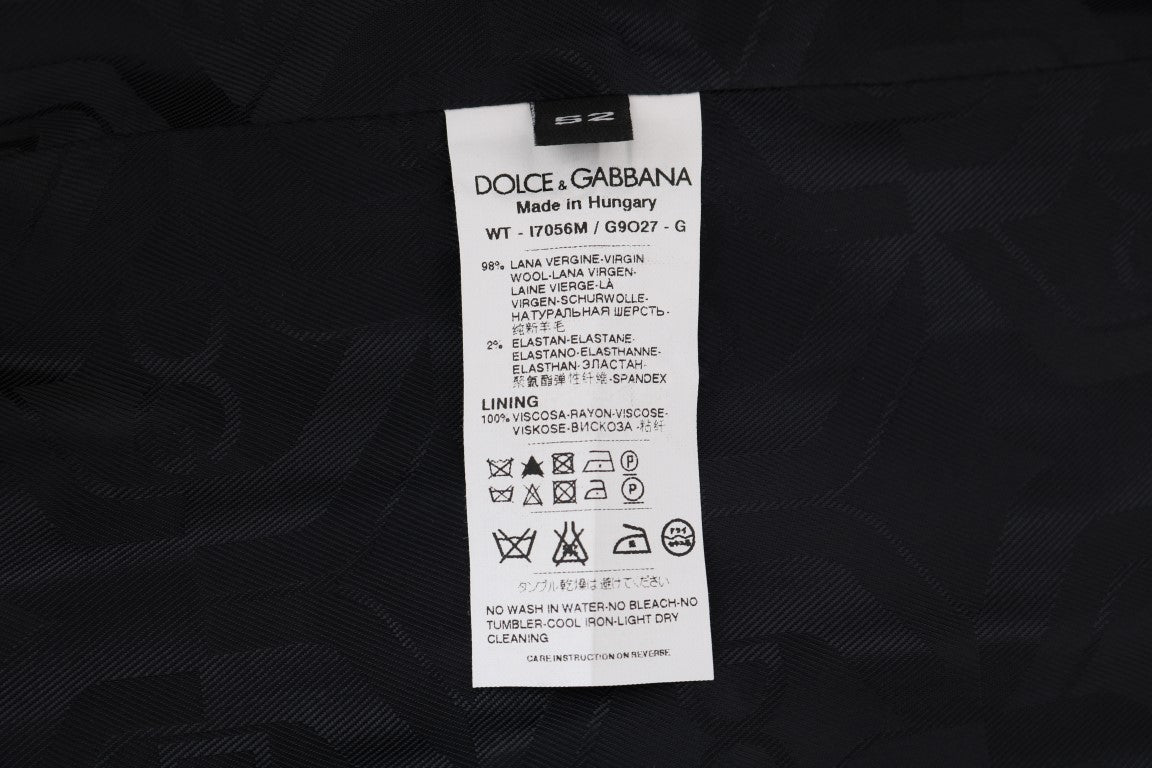 Dolce & Gabbana 그레이 울 스트레치 조끼