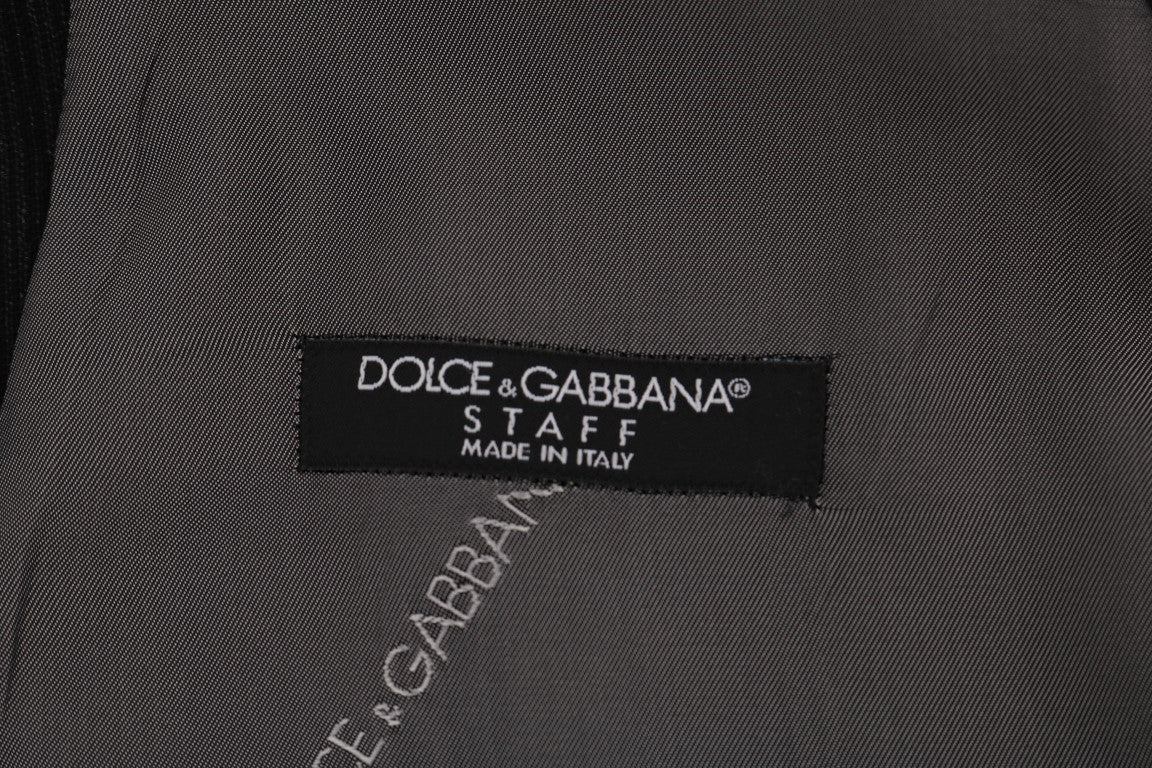 Dolce & Gabbana Black 직원면 레이온 조끼