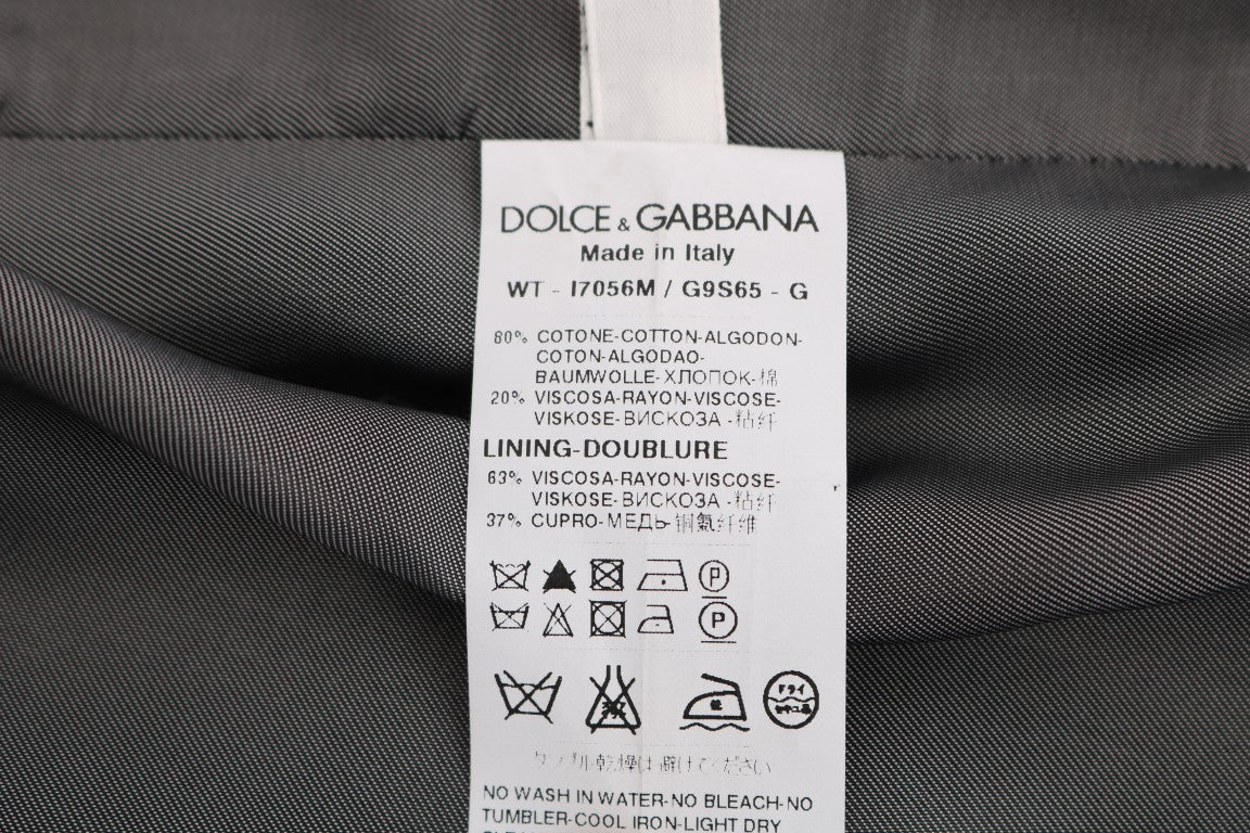 Dolce & Gabbana Black 직원면 레이온 조끼