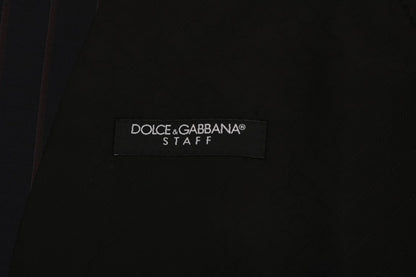 Dolce &amp; Gabbana Blaue Wollstretchweste