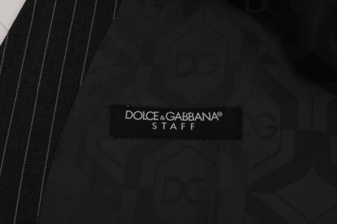 Dolce & Gabbana 그레이 울 스트레치 조끼