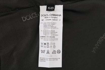 Dolce &amp; Gabbana Graue STAFF-Wollstretchweste